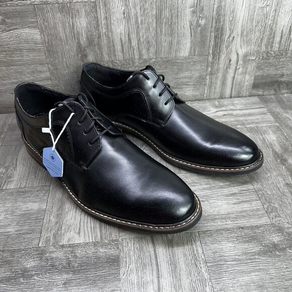 Nunn Bush Hayden Men's 13 Cap Toe Oxford Black Dress Shoes - Picture 2 of 8